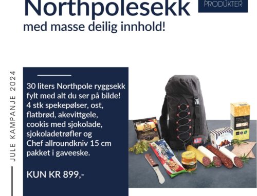 Northpole sekk med masse snaks